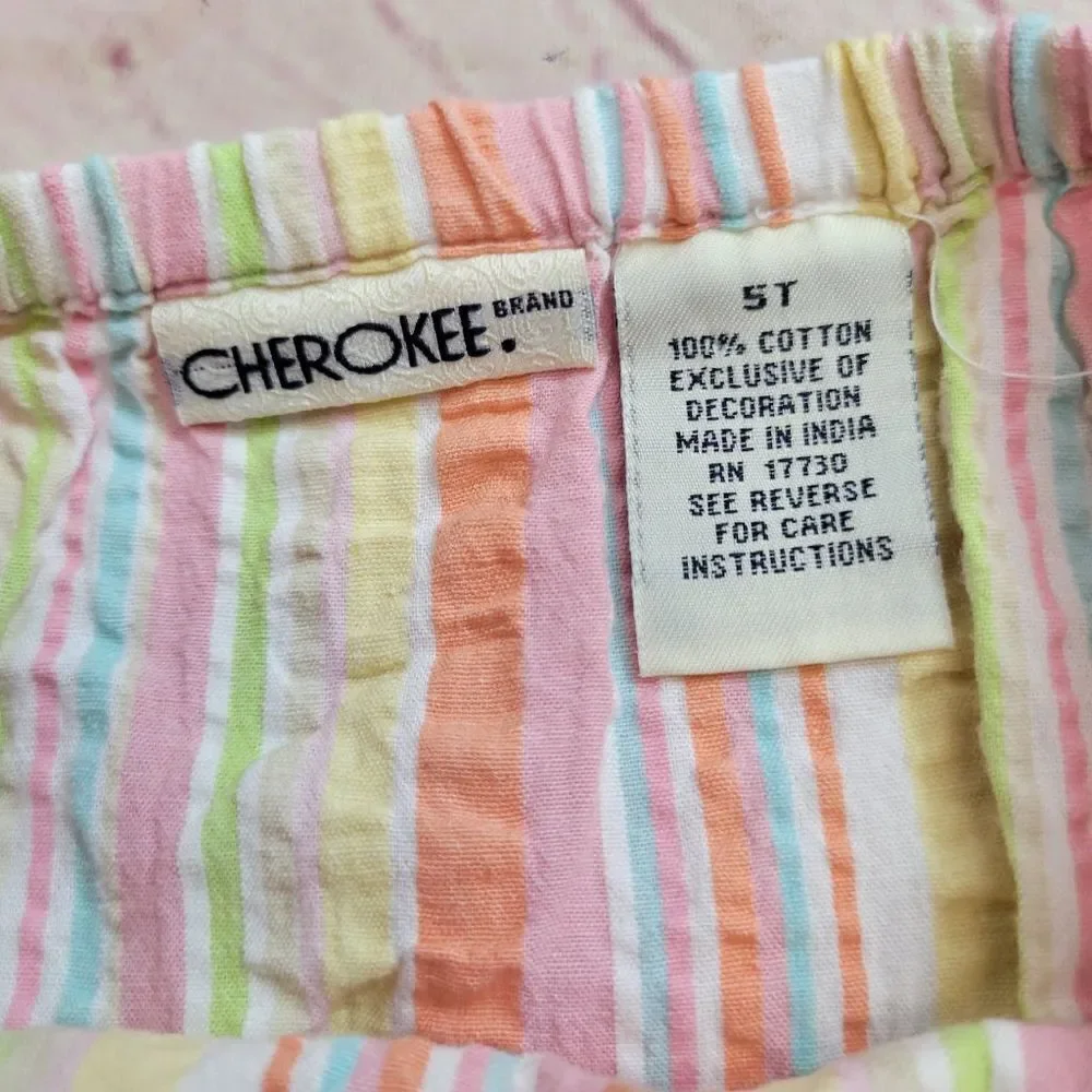 Cherokee stripped halter dress 4T